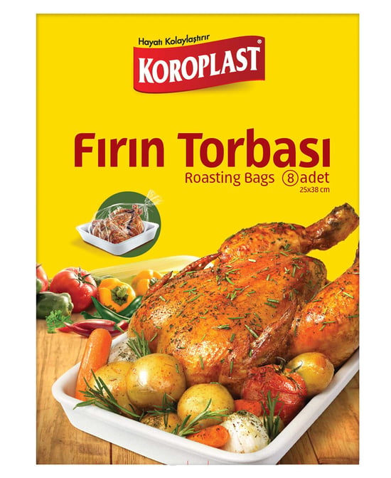 Koroplast Fırın Torbası 8'li