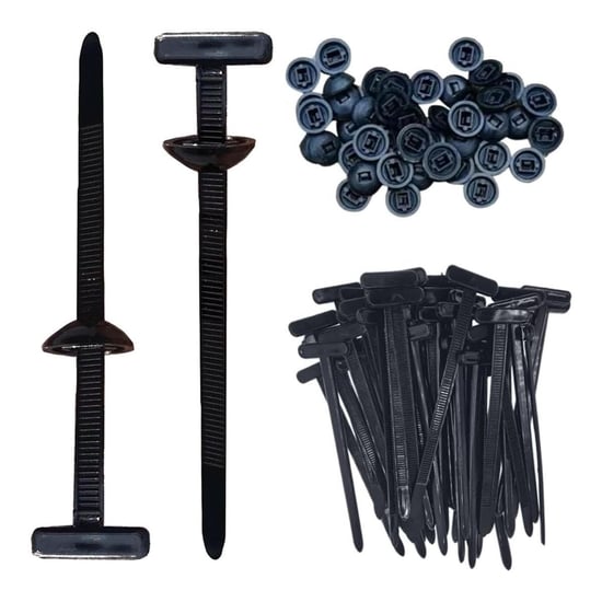 Buffer® 30 Adet Plastik Bağlantı Elemanları – Evrensel Kablo Bağı Tokası, Oto ve Endüstriyel Sabitle