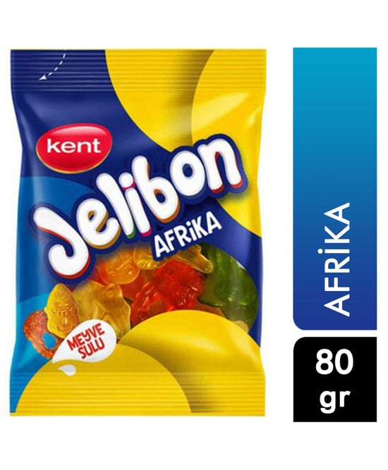 Kent Jelibon Yumuşak Şekerleme 80 Gr Afrika