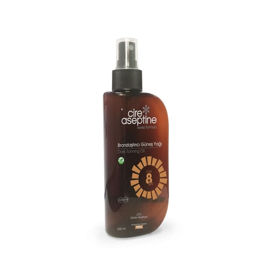 Cire Aseptine Bronzlaştırıcı Güneş Yağı Sprey Low 8 Spf Extra Dark