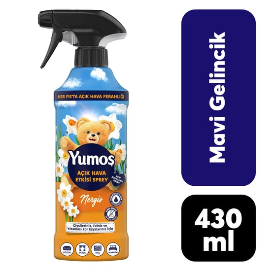 Yumoş Sprey Yıkaması Zor Eşyalar için Nergis 430 Ml