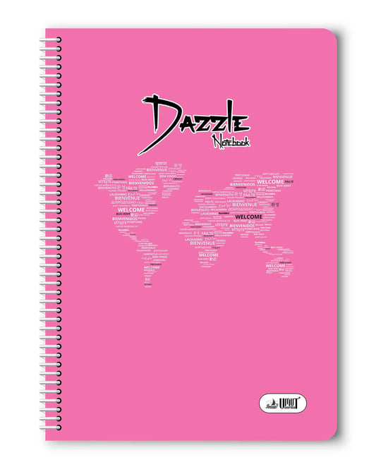 Umut Dazzle 72/4 A4 Pp Kapak 72 Yaprak Kareli Spiralli Defter 6'lı Paket