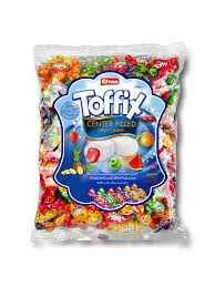 Elvan Toffix Meyve Suyu Dolgulu Yumuşak Şeker 1000gr