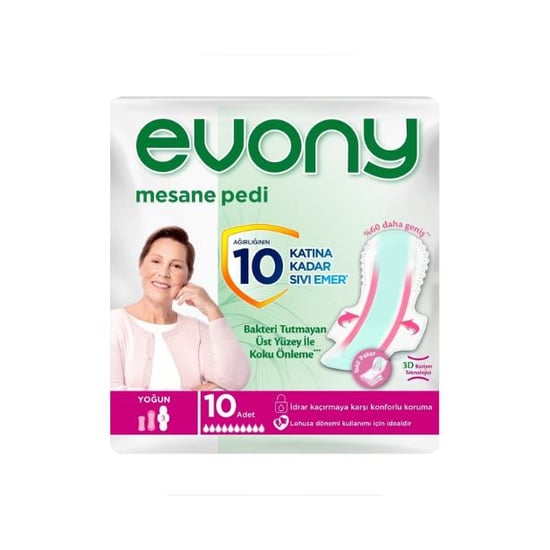 Evony Günlük Mesane Pedi Yoğun 10 lu