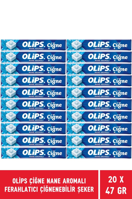 Olips Çiğne Nane Aromalı Şekerleme 47 Gr - 20 Adet