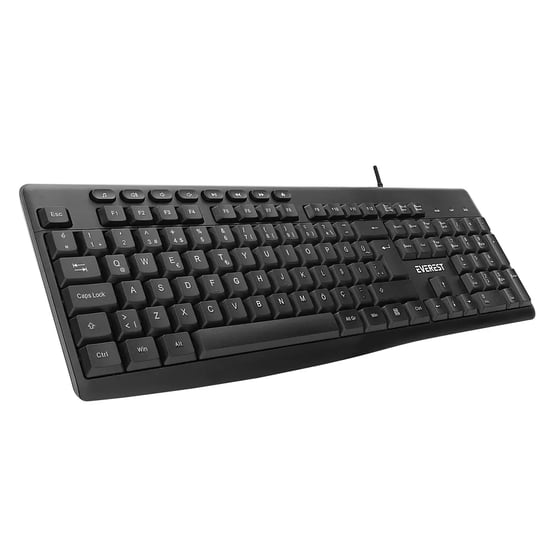 Everest Kb-619 Siyah/gri Usb 2 Metre Bakır Kablolu Q Multimedia Klavye