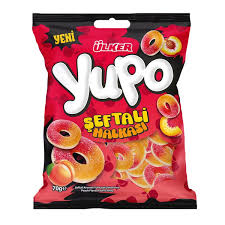 Ülker Yupo Şeftali Aromalı Yumuşak Şeker 70gr
