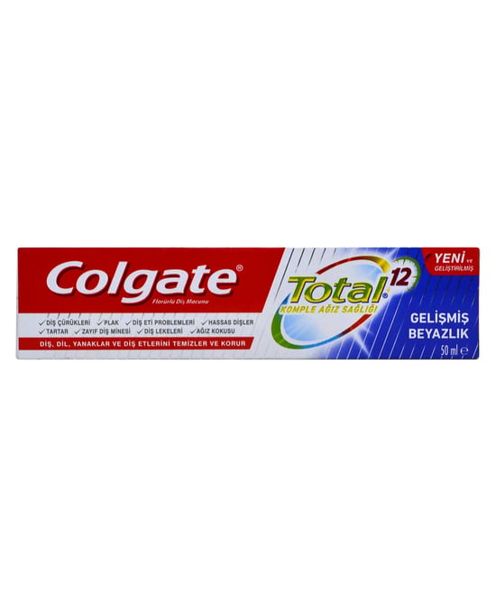 Colgate Diş Macunu 50 Ml Total Gelişmiş Beyazlık