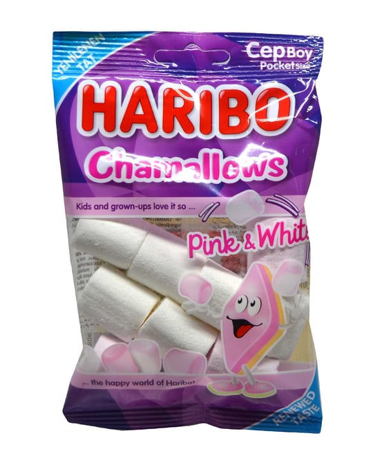 Haribo Yumuşak Şekerleme 25 G Chamallows Pembe-beyaz