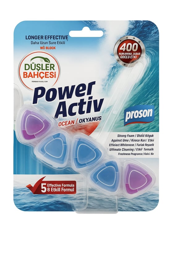 Düşler Bahçesi Wc Blok Power Active 50 Gr (okyanus)