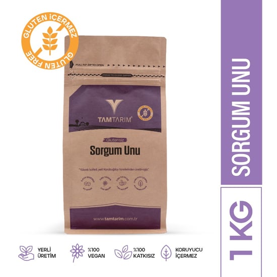 Tam Tarım Glutensiz Sorgum Unu 1000 Gr