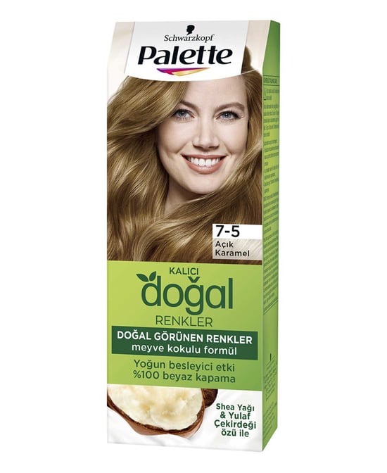 Palette Saç Boyası Doğal Renkler 7-5 Açık Karamel