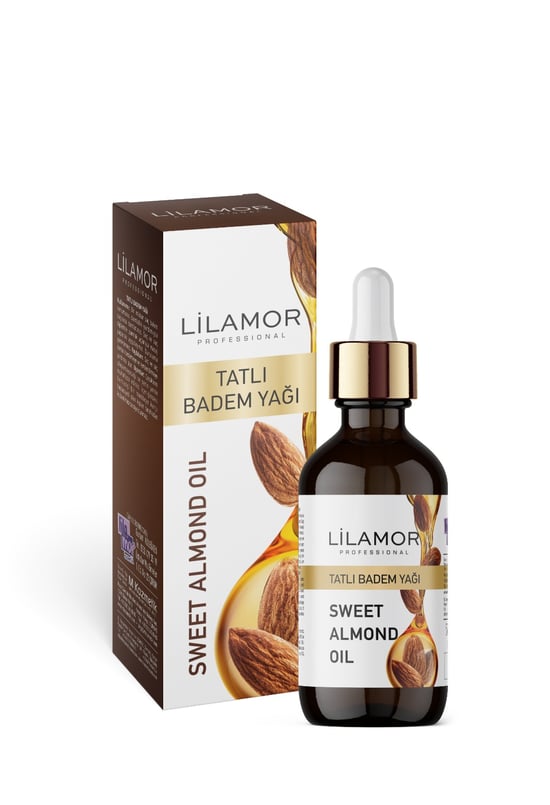 Lilamor Badem Yağı Cam Şişe 50 Ml