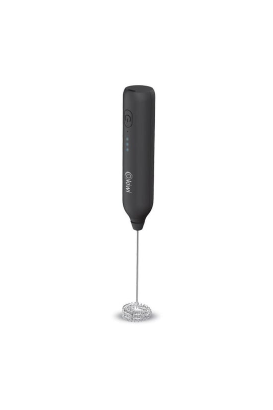 Kiwi Kcw-1223 Pratik Usb Şarjlı Süt ve Kahve Köpürtücü Hız Ayarlı Siyah