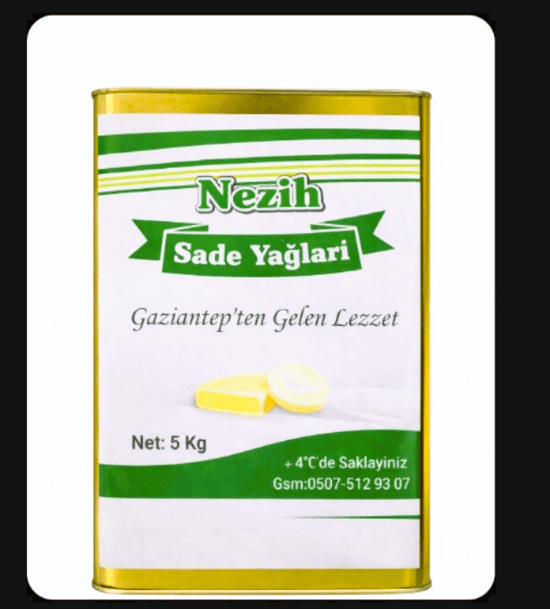 Nezih Sade Yağları 5 Kg