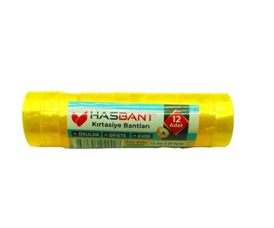 İnura Global Hasbant Has‑0093 Para Bantı 12 mm X 20 yard (18 mt)
