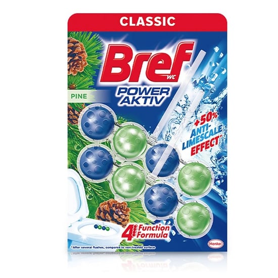 Bref Power Aktiv Klozet Blok Çam Kokulu 50gr X 2'li Paket