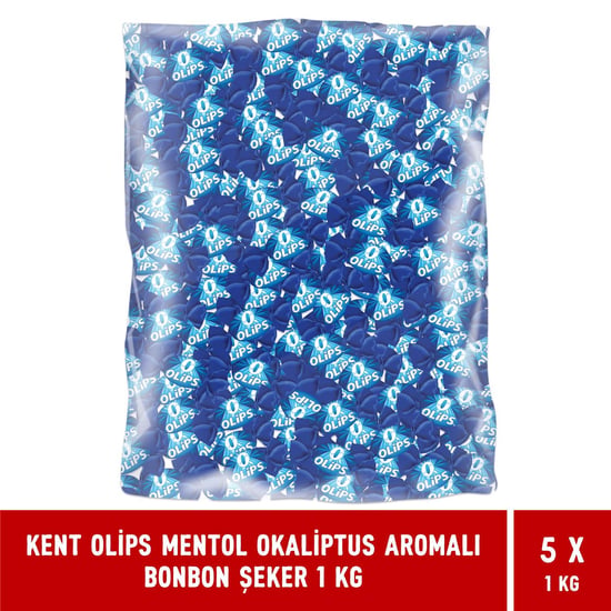 Kent Olips Mentol Okaliptus Aromalı Bonbon Şeker 1 Kg