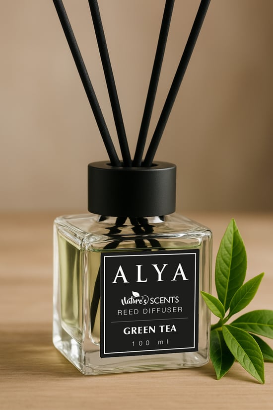 Alya Nature's Scents Green Tea Bambu Çubuklu Oda Kokusu - Yeşilçay Kokusu