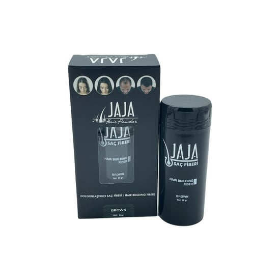 Jaja Original Yeni Ürün Fibers Saç Dolgunlaştırıcı Topik Saç Kapatıcı Toz Orta Kahve 50 Gr