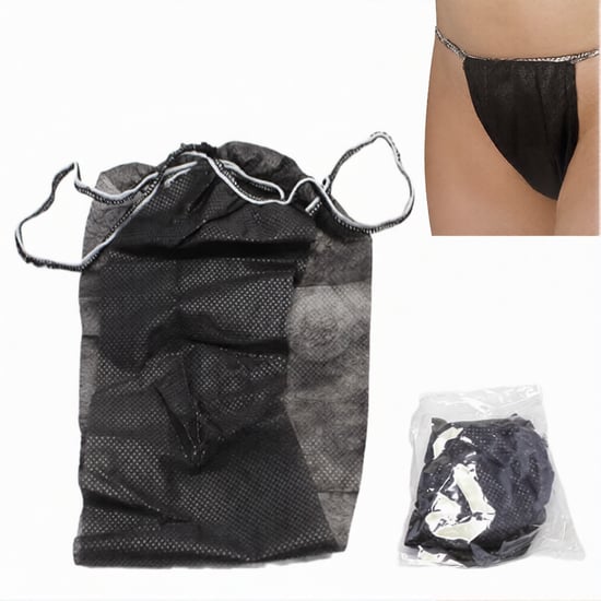 500 Adet Tek Kullanımlık Tela Nonwoven Tanga Külot Tek Tek Poşetli Spa Masaj Hasta Külodu Hijyenik Kullan At İç Çamaşırı Nefes Alabilen Kumaş