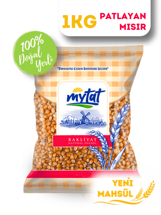 Mytat Doğal Yerli Üretim Patlayan Mısır 1 Kg