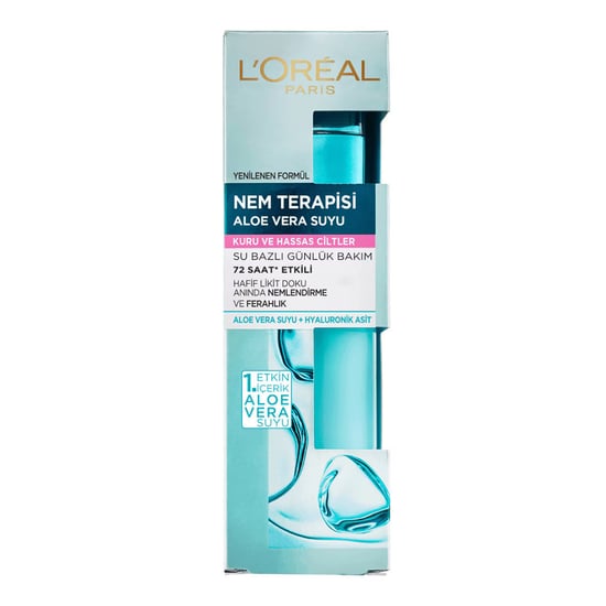 L'Oreal Paris Nem Terapisi Aloe Vera Suyu Kuru ve Hassas Ciltler 70 ml