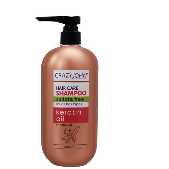 Crazy John Sülfatsız Şampuan Keratin Yağı 600 Ml