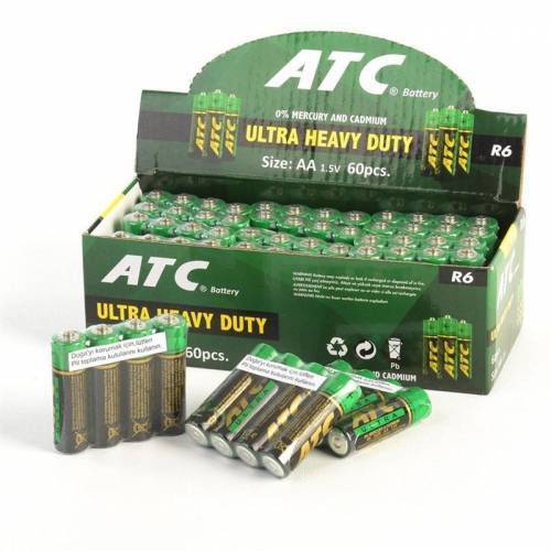 Atc Kalın Kalem Pil Aa 1,5v 4x15'li Paket