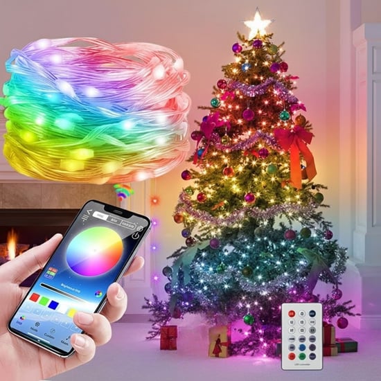 Buffer® 10 Mt Uzaktan Kumandalı Usb Led İşık – Çok Modlu Dekoratif Ortam Aydınlatmas