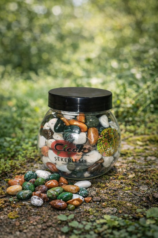 Çiçek Şekerleme Çakıl Taşı Çikolata 100 Gr