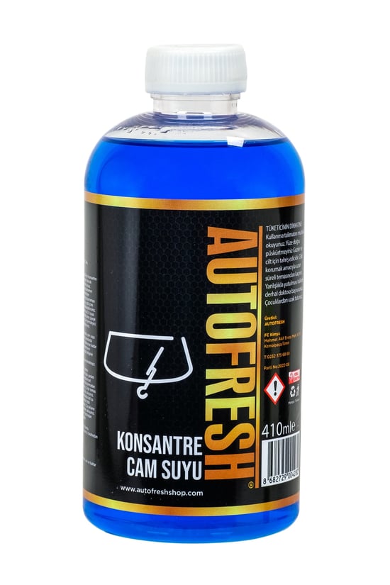 Autofresh Araç Konsantre Oto Cam Suyu Araba Silecek ve Cam Silme Suyu 410 Ml