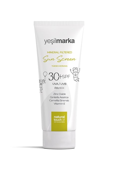 Yeşil Marka Mineral Filtreli Yeşilmarka Doğal Güneş Kremi - 30 SPF 50 ml