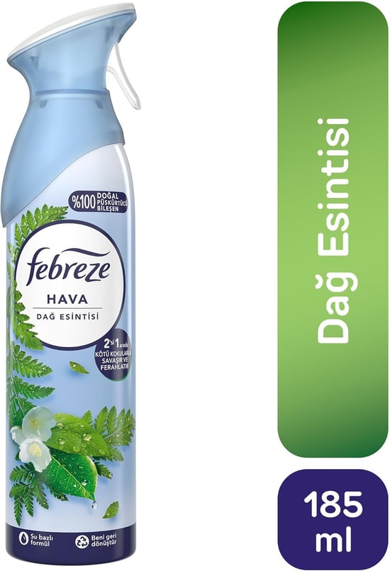 Febreze Dağ Esintisi 185 Ml Hava Ferahlatıcı