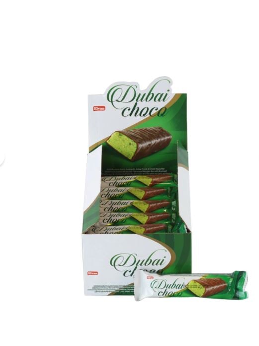 Elvan Dubai Choco 40 Gr Antep Fistikli