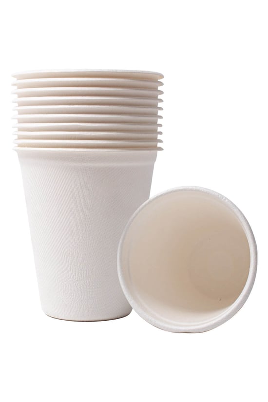 Roll-up Doğa Dostu Karton Bardak 8oz 50li