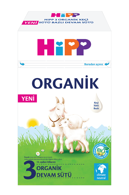 Hipp 3 Organik Devam Bebek Sütü Keçi Sütü Bazli 400gr