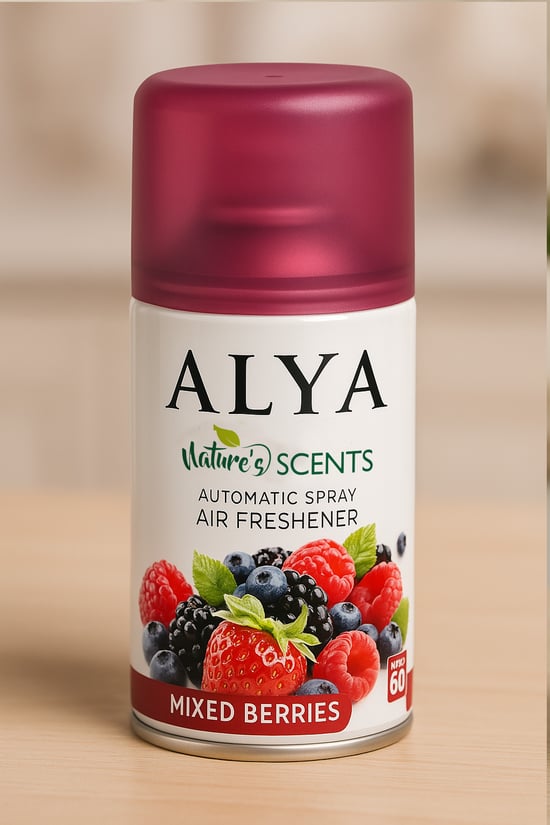 Alya Nature's Scents Mixed Berries - Karışık Kırmızı Meyveler Oda Kokusu Yedek Makine Spreyi 250 Ml