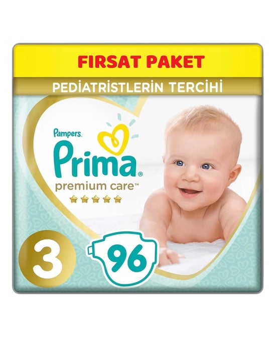 Prima Premium Care Bebek Bezi No:3 96'lı