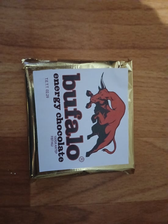 Bufalo +18 Energy Çikolata 100gr Antep Fistikli