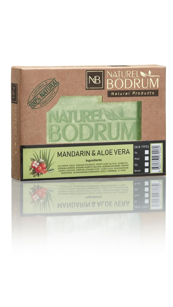 Naturel Bodrum Mandalina & Aloe Vera Gliserinli Doğal Sabun 100 Gr