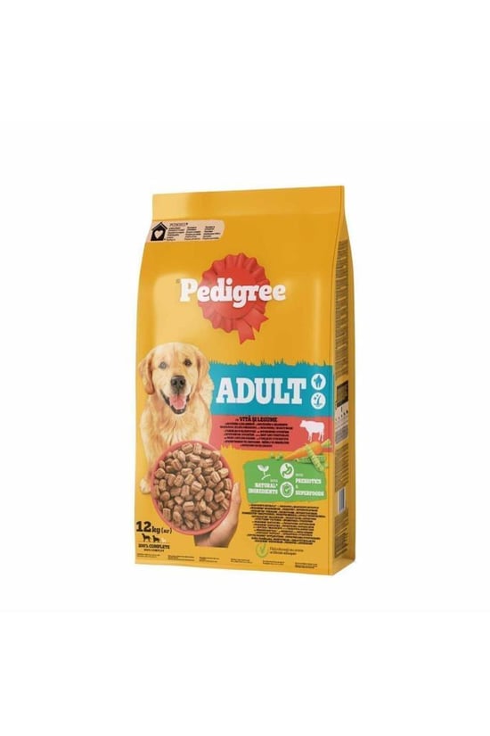 Pedigree Sığır Etli ve Sebzeli Yetişkin Köpek Mama 12 Kg