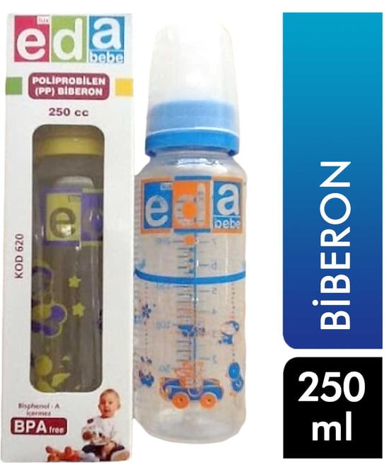 Lüx Eda Bebe 250 Ml Kulplu Biberon Kutulu