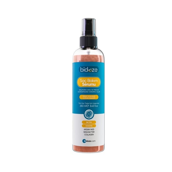 Bidoze Besleyici Onarıcı Yoğun Saç Bakım Serumu 250 Ml | Argan Keratin Biotin Kolajen