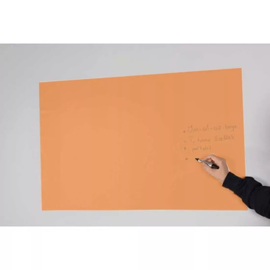 Şeffaf Turuncu Renk Kağıt Tahta 100x70 Cm Çift Taraflı Bant Hediyeli
