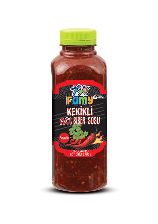 Famy Acı Biber Sosu Kekikli 500 gr