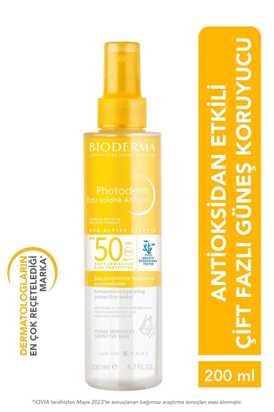 Bioderma Photoderm Aanti-ox Sun Protective Water Spf50+ 200 Ml