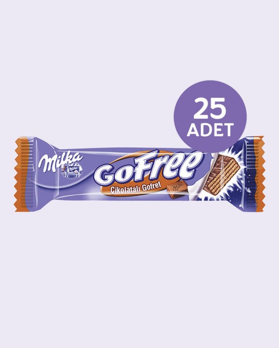 Milka Gofree Çikolatalı Gofret 28gr- 25 Adet