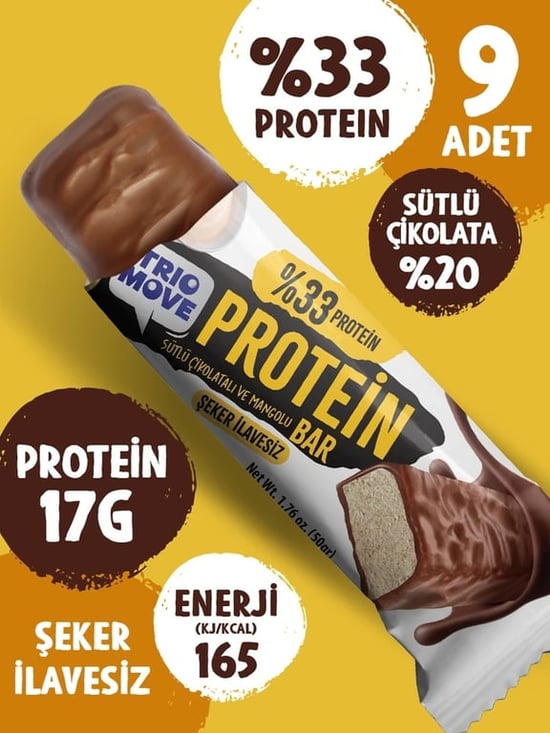 Trio Move %33 Protein Bar Mango ve Yoğurt 50 Gr
