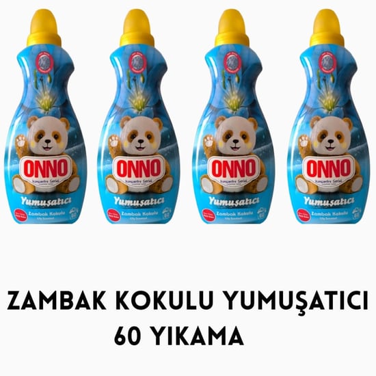 Onno Çamaşır Yumuşatıcısı Zambak 60 Yıkama